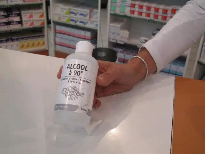 alcool à 90 °