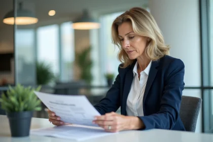 Femme consultant un conseiller bancaire pour un compte à terme Crédit Agricole en 2026